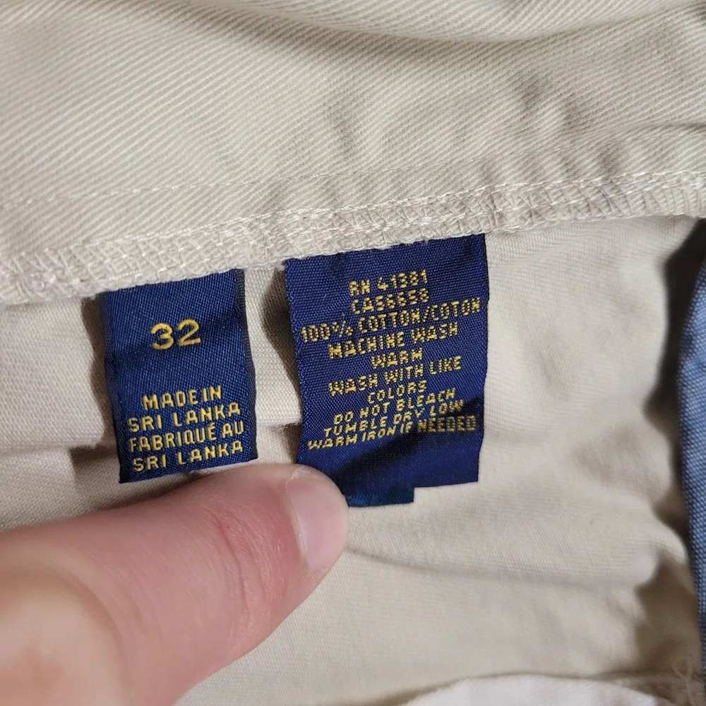 Polo Ralph Lauren Shorts Mens 34 Beige Classic Fit 9
